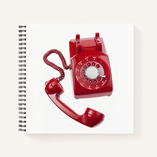 Red Rotary Phone ノートブック (正面)