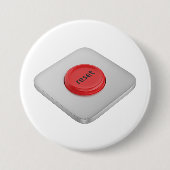 Red round reset button 缶バッジ (正面)