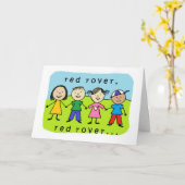 Red rover 60th birthday card カード (黄色い花)