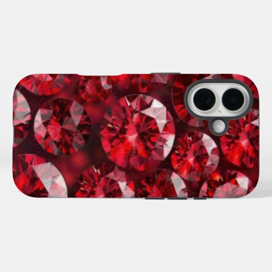 Red Rubies iPhone / iPad case Case-Mate iPhoneケース (裏面 (横))