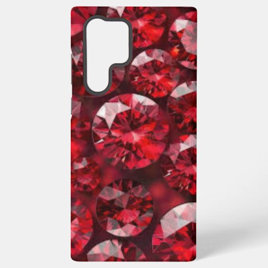 Red Rubies iPhone / iPad case Samsung Galaxyケース (裏面)