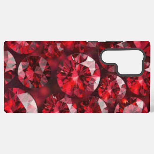 Red Rubies iPhone / iPad case Samsung Galaxyケース (裏面横)