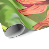 RED RUDBECKIA FLOWERS ラッピングペーパー (ロールコーナー)