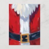 Red Santa Suit Christmas シーズンポストカード (正面)