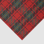 Red Scottish Tartan Timeless Elegant Classic 薄葉紙 (詳細)