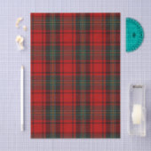 Red Scottish Tartan Timeless Elegant Classic 薄葉紙 (クラフト)