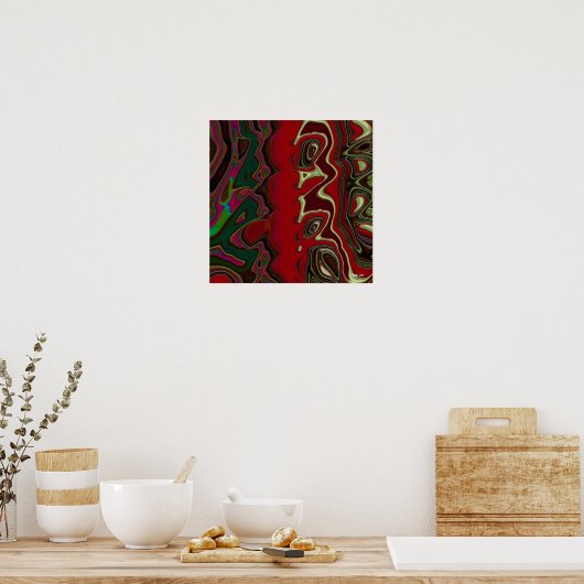 Red Scramble ポスター (キッチン)