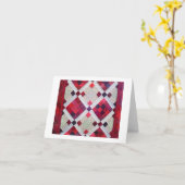 Red Scraps カード (黄色い花)