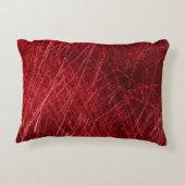 Red scratch abstract backgroundabstract, aged, alu アクセントクッション (裏面)