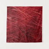 Red scratch abstract backgroundabstract, aged, alu タペストリー (正面(横))