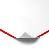 Red Scriptでの引用文エレガントプリント ポスター (角)