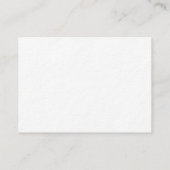 Red Scriptの登結婚録情報カード エンクロージャーカード (裏面)