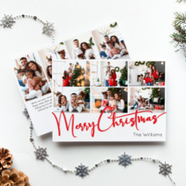 Red Script Merry Christmas Year In Review 10写真 シーズンカード
