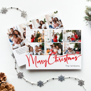 Red Script Merry Christmas Year In Review 10写真 シーズンカード