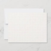 Red Seal Save the Wedding Date Invitation 招待状 (裏面)