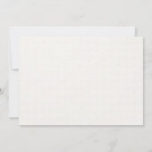 Red Seal Wedding Invitation 招待状 (裏面)