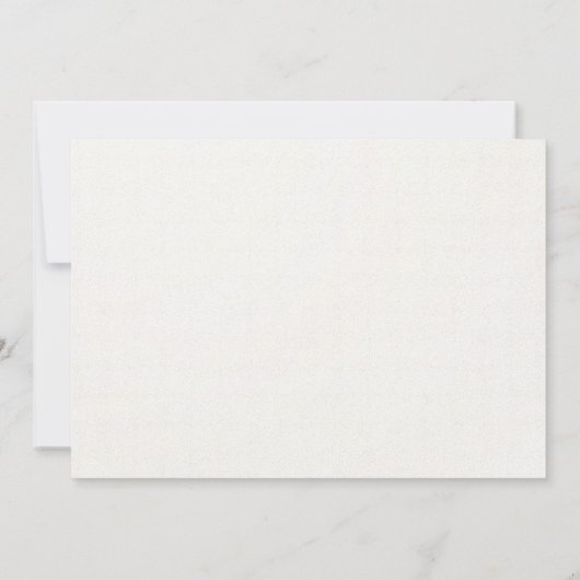 Red Seal Wedding Invitation 招待状 (裏面)