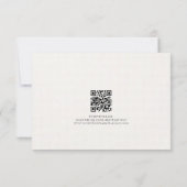 Red Seal Wedding Response Card 出欠カード (裏面)