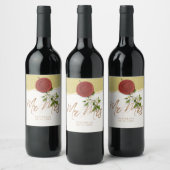 Red Seal Wedding Wine Label ワインラベル (ボトル)
