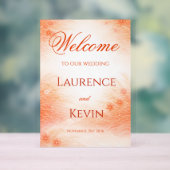 Red Seigaiha – Japanese Wedding Collection アクリルサイン (ニュートラル)