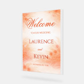 Red Seigaiha – Japanese Wedding Collection アクリルサイン (傾斜)