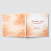 Red Seigaiha – Japanese Wedding Collection ゲストブック (全面)