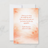 Red Seigaiha – Japanese Wedding Collection サンキューカード (正面)