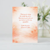 Red Seigaiha – Japanese Wedding Collection サンキューカード (スタンド正面)