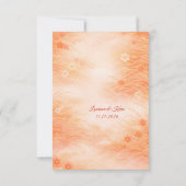 Red Seigaiha – Japanese Wedding Collection サンキューカード (裏面)