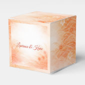 Red Seigaiha – Japanese Wedding Collection フェイバーボックス (正面サイド)