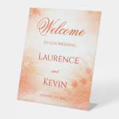 Red Seigaiha – Japanese Wedding Collection 台座サイン (正面)