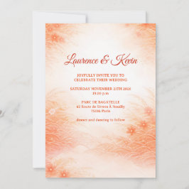 Red Seigaiha – Japanese Wedding Collection 招待状