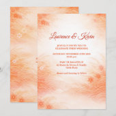 Red Seigaiha – Japanese Wedding Collection 招待状 (正面/裏面)