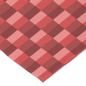 Red Shades Color Blocks ショートテーブルランナー (コーナー)