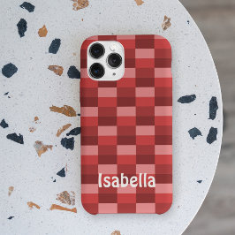 Red Shades Color Blocks iPhone 16ケース