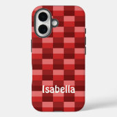 Red Shades Color Blocks Case-Mate iPhoneケース (裏面)