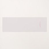 Red Shape mit Affirmation Yogamatte ヨガマット (裏面(横))