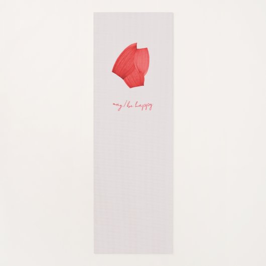 Red Shape mit Affirmation Yogamatte ヨガマット (正面)
