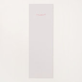 Red Shape mit Affirmation Yogamatte ヨガマット (裏面)