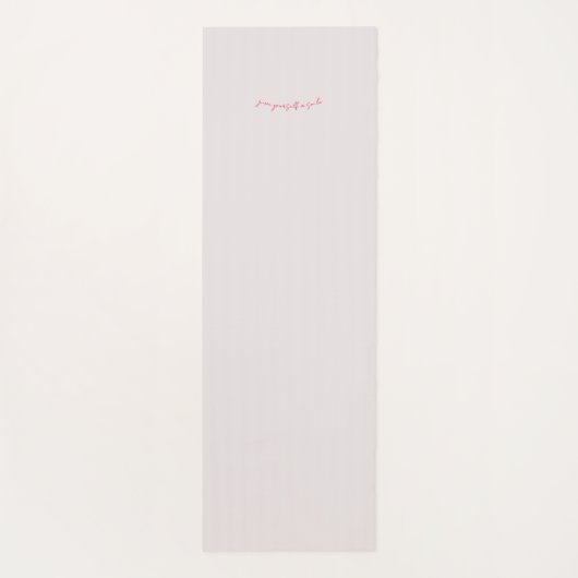 Red Shape mit Affirmation Yogamatte ヨガマット (裏面)