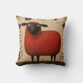 Red Sheep クッション (正面)