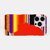 Red Silhouette Case iPhoneケース (裏面横)