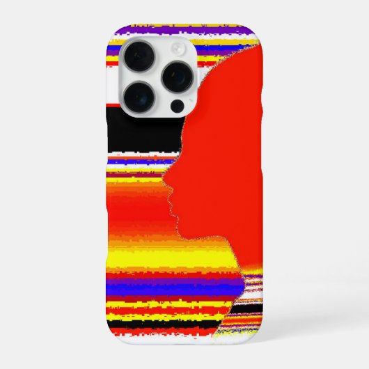 Red Silhouette Case iPhoneケース (裏面)
