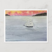 Red Skies At Night Sailors Delight Postcard ポストカード (正面)