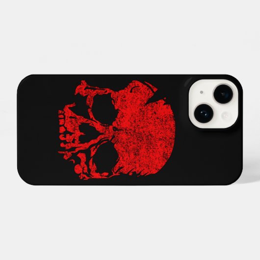 Red Skull Cases  iPhoneケース (裏面横)