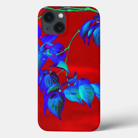 Red Sky Blue Leaves iPad Air ケース Case-Mate iPhoneケース (裏面)