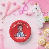 red smile DOCTORS BIRTHDAY PARTY ペーパーボウル (パーティー)