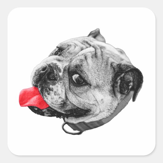 Red Smile Mark スクエアシール (正面)