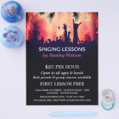 Red Smoke Concert Crowd、ボーカリスト・レッスン チラシ (シングル)