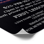 Red Smoke Concert Crowd、ボーカリスト・レッスン ポスター (角)